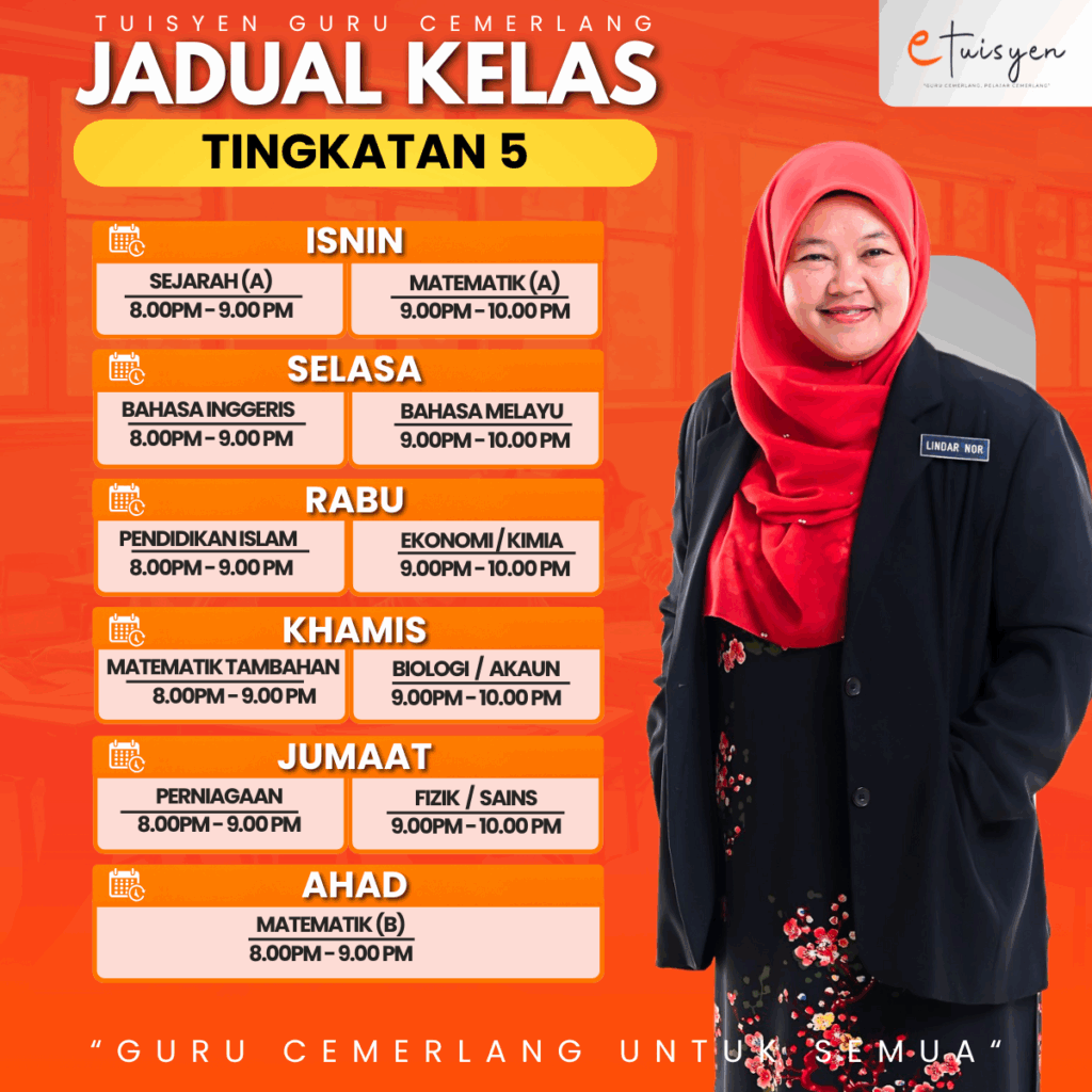 Jadual Kelas Ting 5 (3)